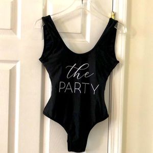 One piece swim suit- The Party!